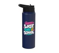 Happy Last Day Of School Stainless Steel Insulated Water Bottle