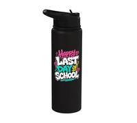 Happy Last Day Of School Stainless Steel Insulated Water Bottle