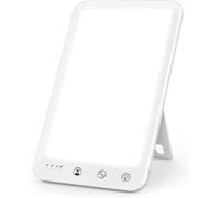 Happy Light Full Spectrum, lampada solare da 10000 Lux senza raggi UV, luminositÃ e colori regolabili, 4 timer, funzione di memoria, staffa