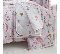 Happy Linen Company Housse trapuntata réversible trapuntata pour ragazze et ragazzi avec licorne rose nella foresta incantata, 150 x 200 cm