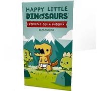 Asmodee - Happy Little Dinosaurs: Pericoli della Pubertà - Espansione Gioco da Tavolo, 2-4 Giocatori, 8+ Anni, Edizione in Italiano