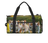 Happy Little Dog, borsa da palestra per uomo e donna, impermeabile, borsa da palestra grande, per allenamento in viaggio