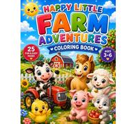 Happy Little Farm Adventures: Coloring Book
