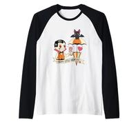 Happy Little Haunters - Pipistrello Vampiro Maglia con Maniche Raglan
