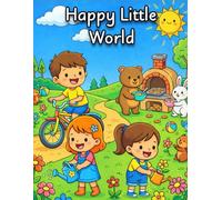 Happy Little World Coloring Book