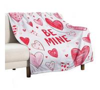 Happy Lover's Day Love Heart Lovers Day Love Be Mine Coperta Multiuso Coperte Lavabile Coperta da Tiro per Adulti Donne Uomini 125x150cm