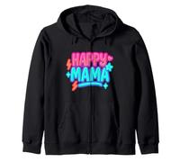 Happy Mama - Simpatico Regalo per la Festa della Mamma Felpa con Cappuccio