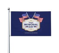 Happy Memorial Day 2024 Remember&Honor Bandiera 9,1 x 1,5 m bifacciale per esterni per eventi celebrativi, feste, feste, decorazioni, striscioni in poliestere, bandiere per cortile