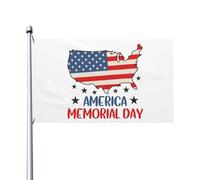 Happy Memorial Day 2024 Remember&Honor Bandiera 9,1 x 1,5 m bifacciale per esterni per eventi celebrativi, feste, feste, decorazioni, striscioni in poliestere, bandiere per cortile