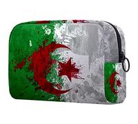 Happy Memorial Day Borsa cosmetica blu con bandiera americana per le donne carino borsa alla moda borsa per il trucco spaziosa borsa da viaggio borsa da toilette regalo per ragazze, Multicolore 07,