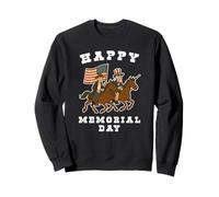 Happy Memorial Day Cowboy Edition Felpa