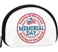 Happy Memorial Day Portamonete Portafoglio Donna E Ragazza Carina Moda Borsa Cambia Pochette Portachiavi Borsa da donna Regalo