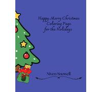 Happy Merry Christmas Coloring Page for the Holidays