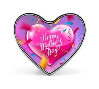 Happy Mother's Day Badge Pin Brooches for Backpack Cloths Hats Button Pins Decor, Black