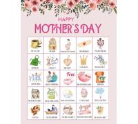 Happy Mother's Day Bingo: Game for Mother's Day Theme | Event board game for celebration, workshop