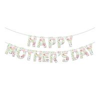 Happy Mother's Day Bunting Festa della Mamma Decorazione per Donne Felici Festa della Mamma
