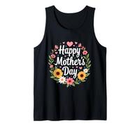 Happy Mother's Day Mama Floral shirt per mamma mamma nonna Canotta