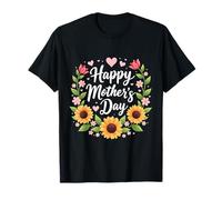 Happy Mother's Day Mama Girasole per Moglie Mamma Mamma Nonna Maglietta