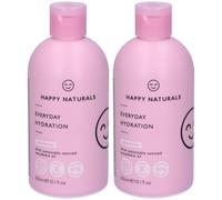 Happy Naturals Everyday Hydration Shampoo 2x300 ml