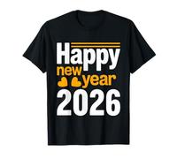 Happy New Year 2026 New Year's Eve Party Family Countdown Maglietta