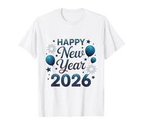 Happy New Year 2026 New Year's Eve Party Family Countdown Maglietta