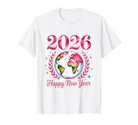 Happy New Year 2026 New Year's Eve Party Family Countdown Maglietta