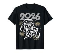 Happy New Year 2026 Shirt Fireworks Funny Hello 2026 Loading Maglietta