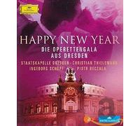 Happy New Year (Blu-ray) Damrau Beczala Thielemann Staatskapelle Dres