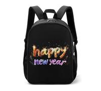 Happy New Year Casual Daypack Funny Daily Zaini Travel Borsa a tracolla per donne uomini