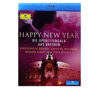 Happy New Year (Blu-ray) Damrau Beczala Thielemann Staatskapelle Dres