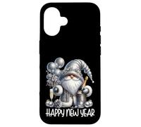 Happy New Year Gnome For Women And Men Funny New Years Party Custodia per iPhone 16