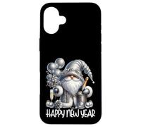 Happy New Year Gnome For Women And Men Funny New Years Party Custodia per iPhone 16 Plus