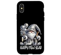 Happy New Year Gnome For Women And Men Funny New Years Party Custodia per iPhone X/XS