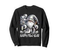Happy New Year GNOME for Women And Men Funny New Years Party Felpa