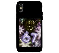 Happy New Year with a 6 7 Zoomer meme vibe. 2026 Countdown Custodia per iPhone X/XS