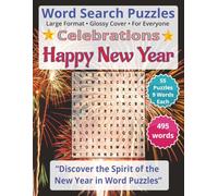 Happy New Year - Word Search Puzzles: Screen-Free! Challenging Brain Activity for All Ages