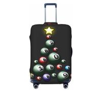 Happy New Year1 - Copribagagli da viaggio, elastico, per valigie, 45-81 cm, Nero , S