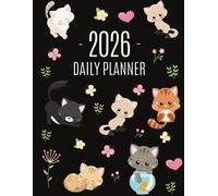 Happy Oak Tree Cats Daily Planner 2026: Make 2026 a Meowy Year Cut (Tascabile)