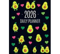 Happy Oak Tree Press Avocado Daily Planner 2026 (Tascabile)