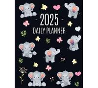Happy Oak Tree Press Baby Elephant Planner 2025 (Tascabile)