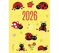 Happy Oak Tree Press Ladybug Daily Planner 2026 (Tascabile)