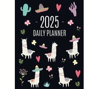 Happy Oak Tree Press Llama Planner 2025 (Tascabile)