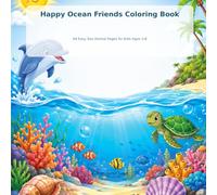 Happy Ocean Friends Coloring Book