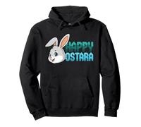 Happy Ostara Coniglio Wicca Wiccan Buona Pasqua Eostre Ostara Felpa con Cappuccio