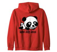 Happy Panda Bear Sweet Baby Gesù #1 Felpa con Cappuccio