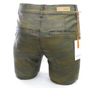 Happy Pantaloni Chino Donna Joy Leone Cachi Camouflage Sigaretta Sottile Stretch