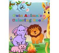 Happy Paws & Fluffy Tails: Cute Animals to Color for Kids and Adults