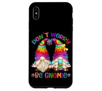 Happy Peace Sign Hippie Gnome Graphic Don`t Worry Be Gnomie Custodia per iPhone XS Max