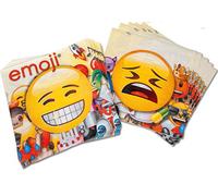 Happy People 15962 - Tovaglioli Emoji, 33 x 33 cm, 20 pezzi