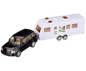 Happy People 33221 - Auto con roulotte, 28 cm